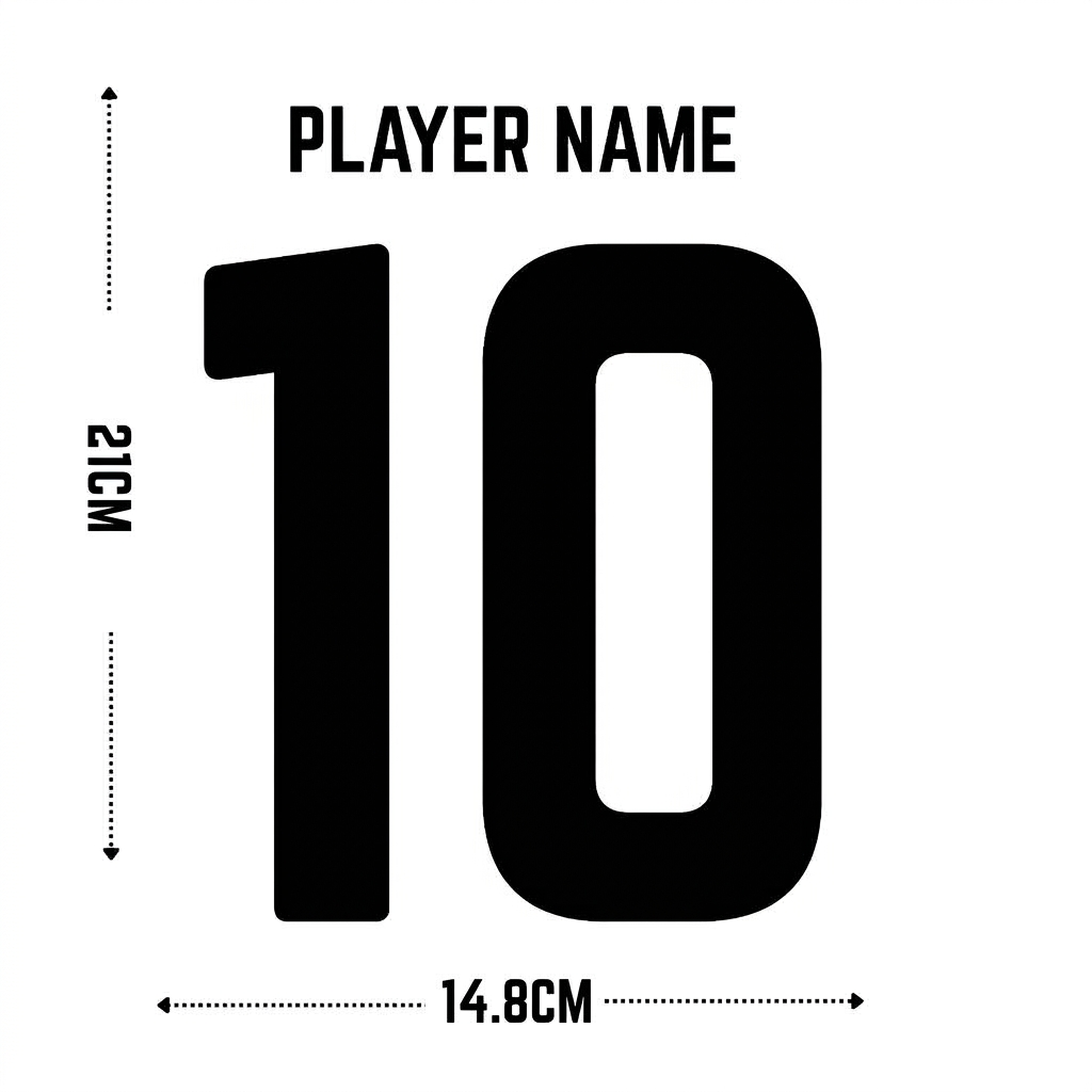 Junior DIY Soccer jersey project (Ready-to-Press Heat Transfer Vinyl Custom Player Name & Number)