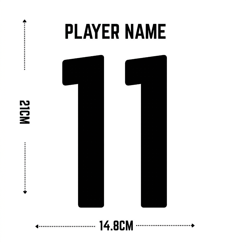 Junior DIY Soccer jersey project (Ready-to-Press Heat Transfer Vinyl Custom Player Name & Number)