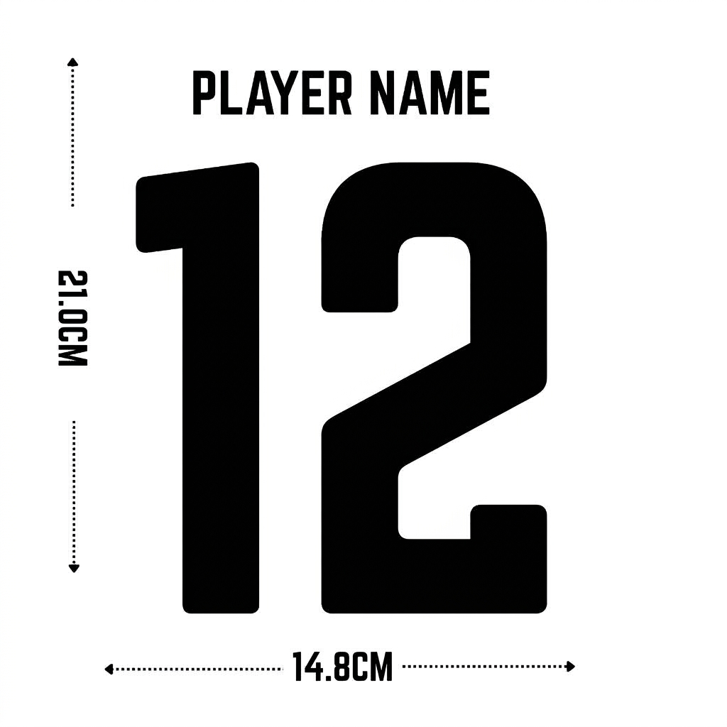 Junior DIY Soccer jersey project (Ready-to-Press Heat Transfer Vinyl Custom Player Name & Number)