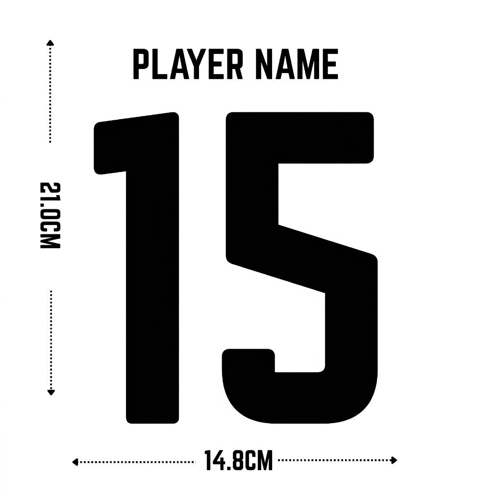 Junior DIY Soccer jersey project (Ready-to-Press Heat Transfer Vinyl Custom Player Name & Number)