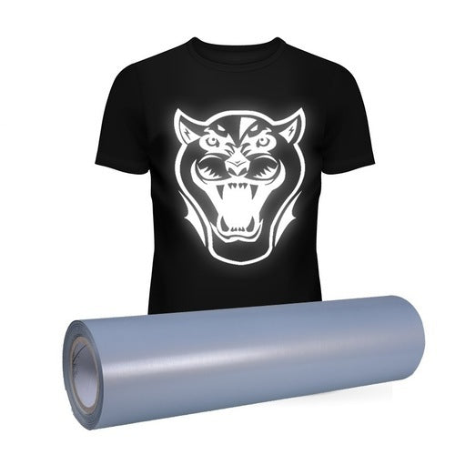 Silver Reflective HTV Vinyl 50cm x 100cm