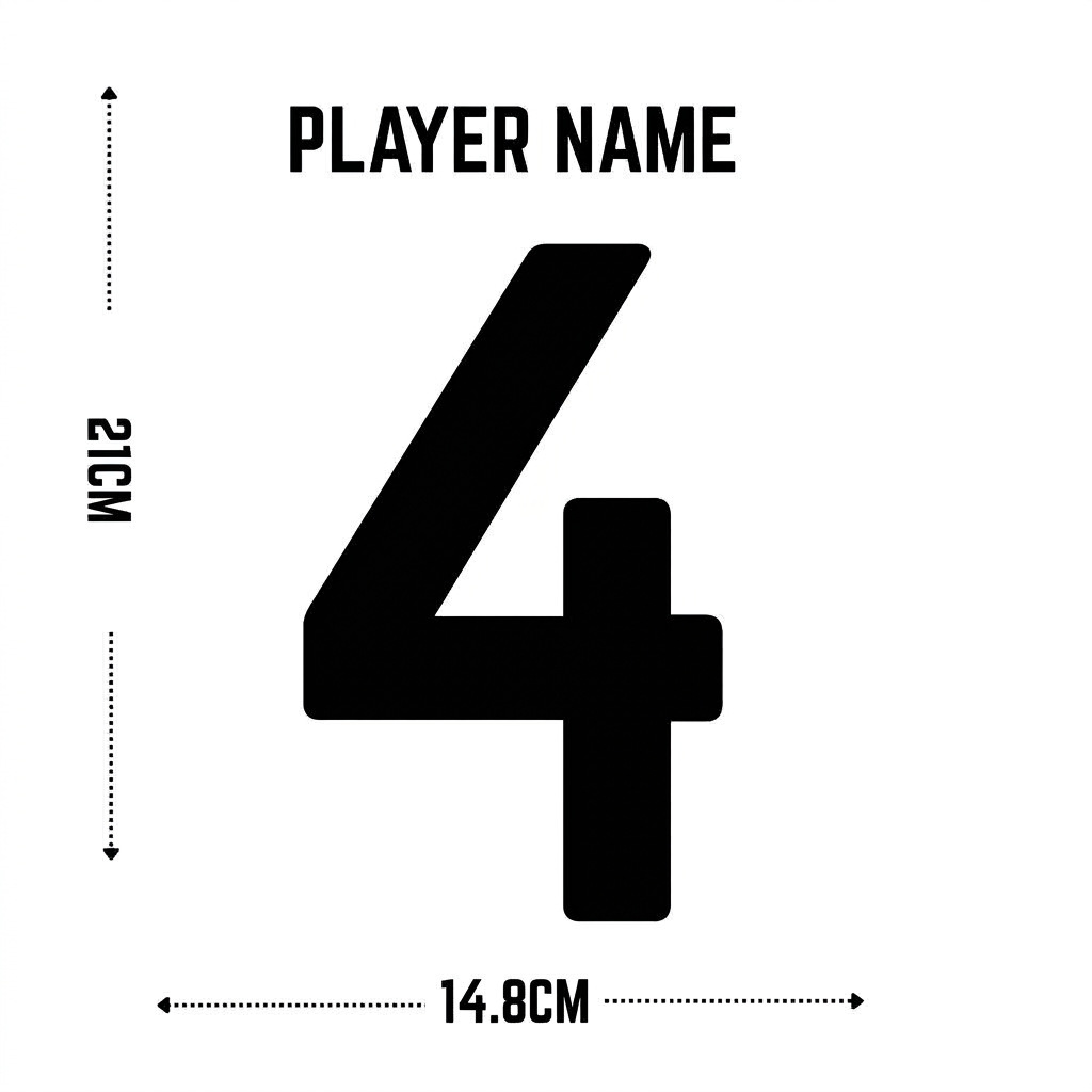 Junior DIY Soccer jersey project (Ready-to-Press Heat Transfer Vinyl Custom Player Name & Number)