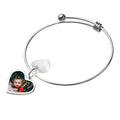 Jewellery Adjustable Heart Bracelet - Custom Printed