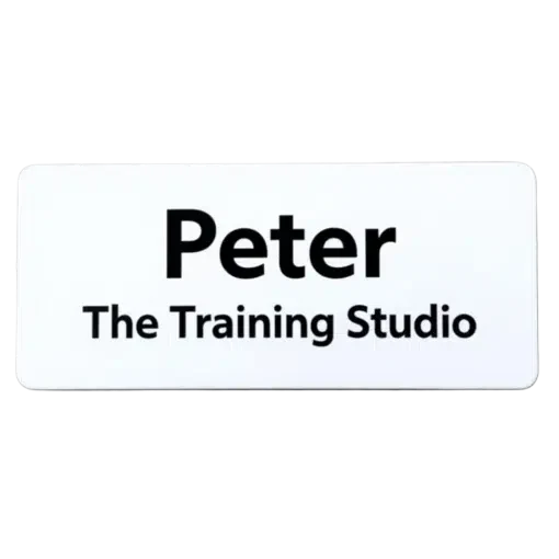 Name Tag  74mm x 30mm - Custom Printed