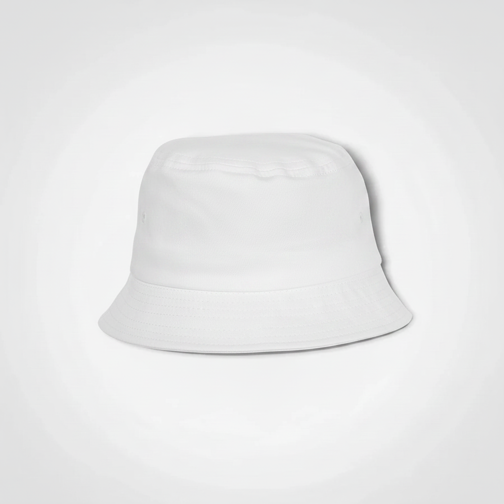 100% Cotton Floppy Hat - White