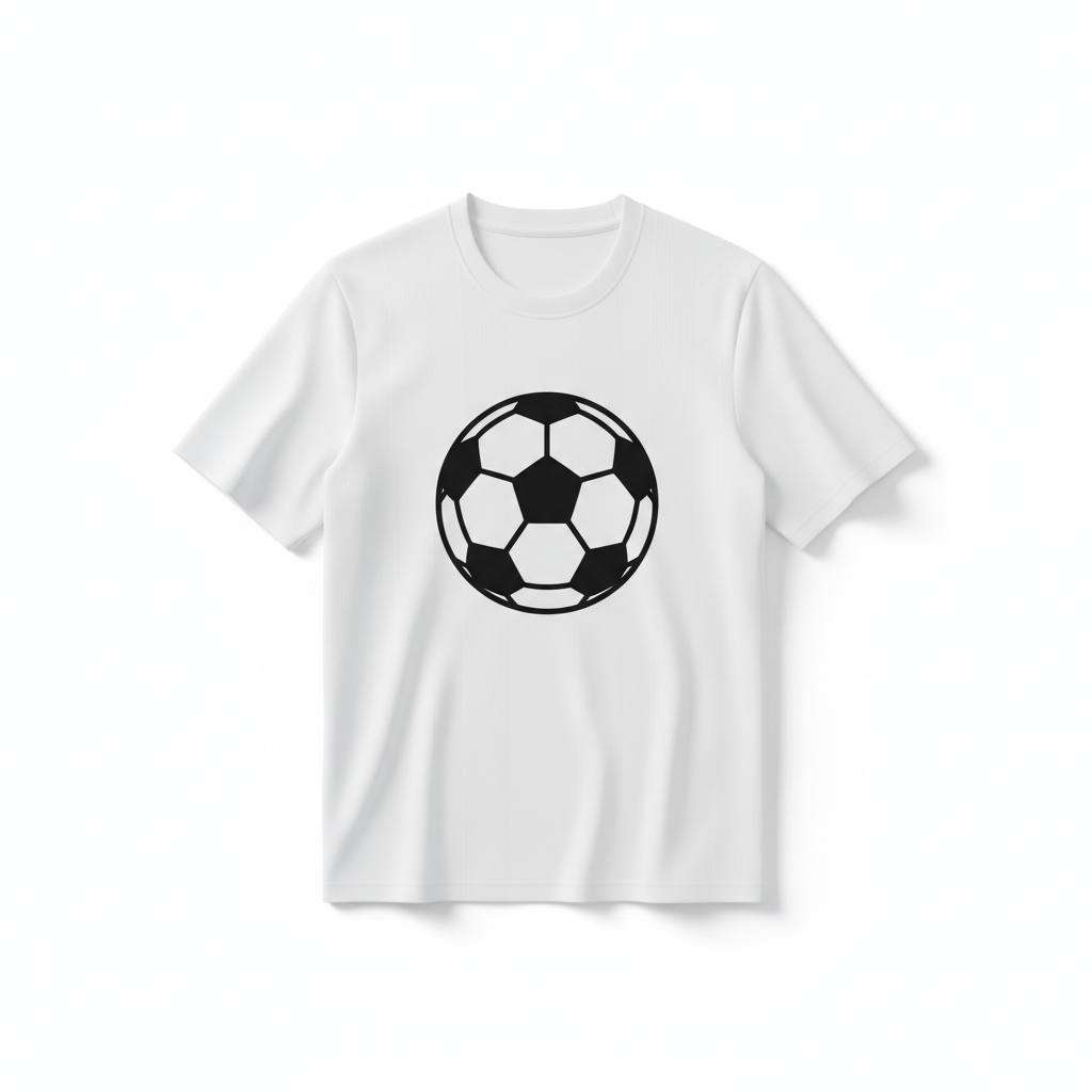 Soccer Ball HTV Mockup on Jersey